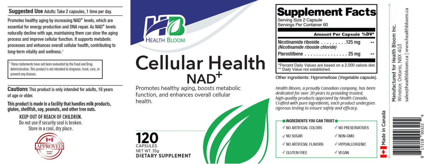 Cellular Health NAD+ - Pure Health Core