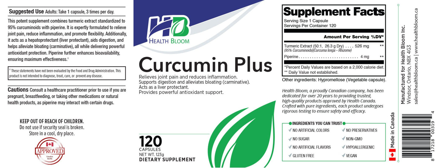 Curcumin Plus - Pure Health Core