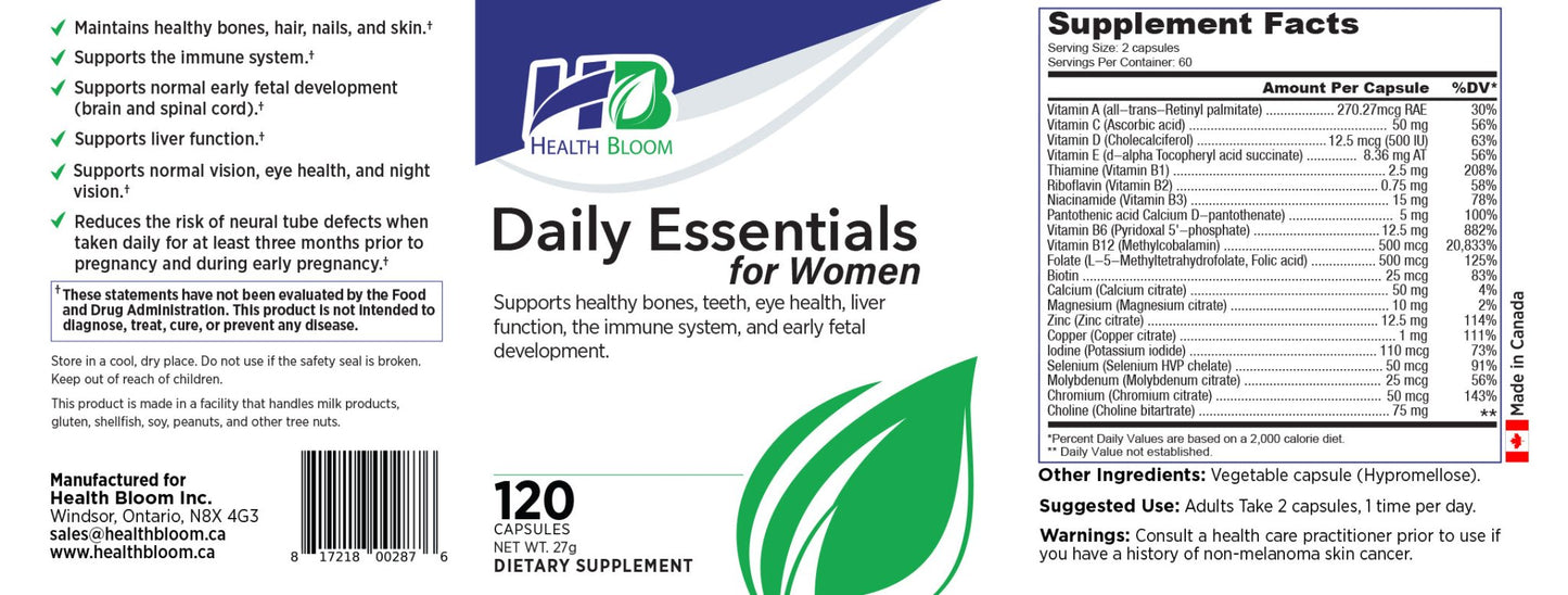 Daily Essentials for Women - Pure Health Core