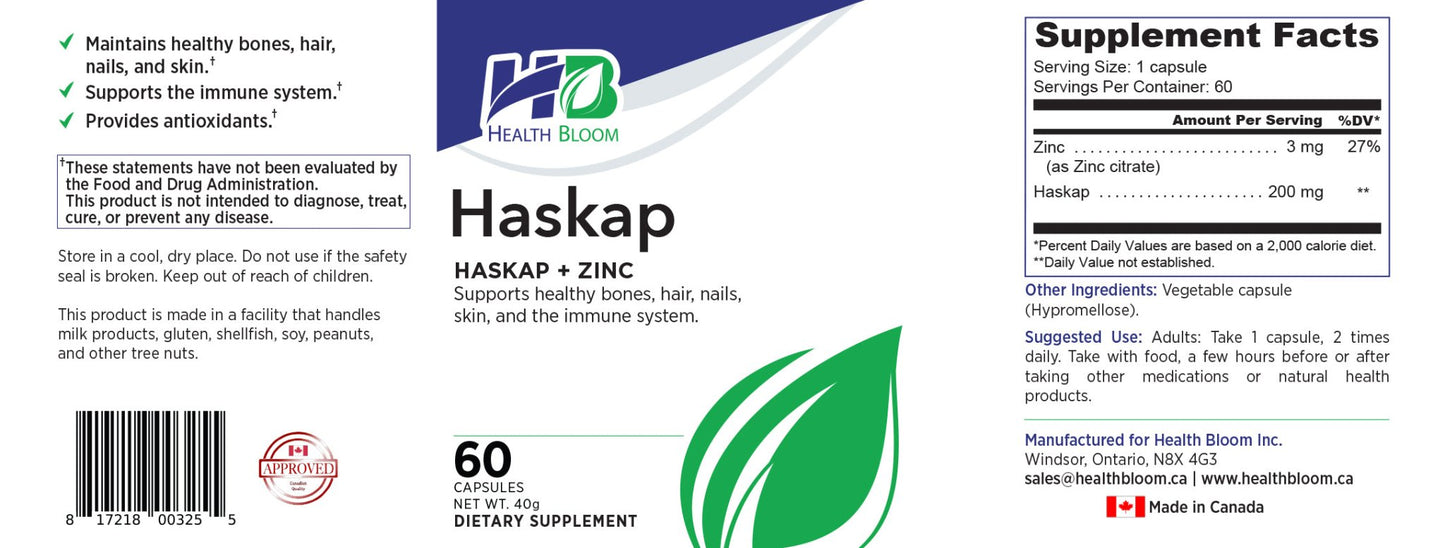 Haskap 60 Count - Pure Health Core