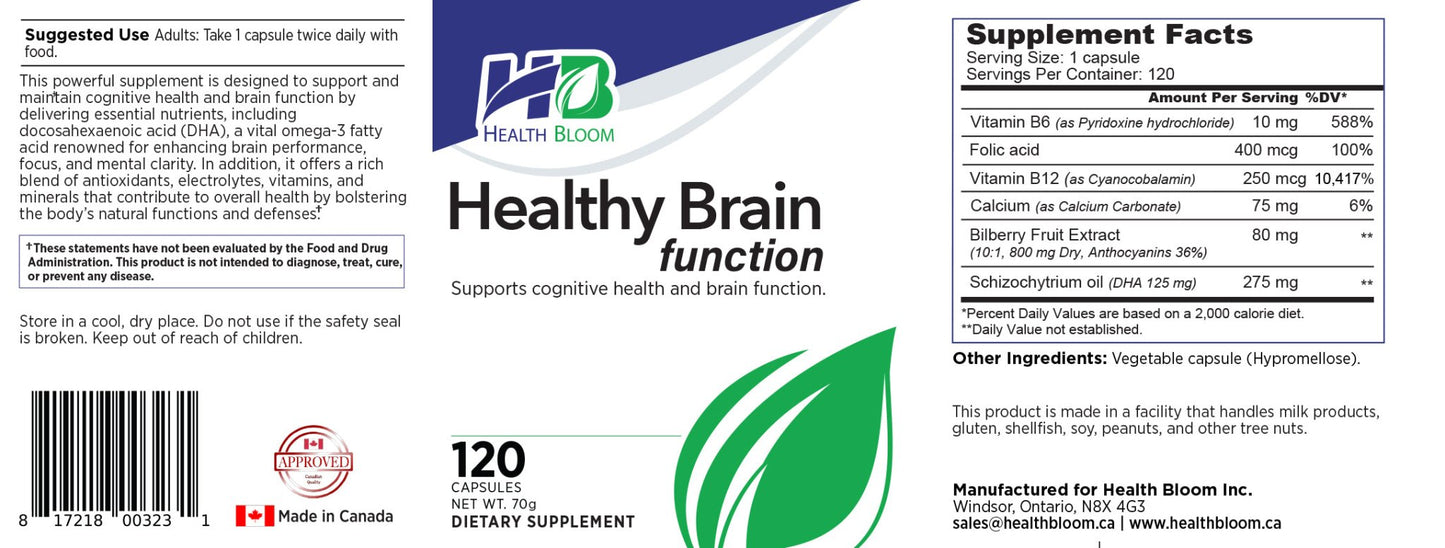 Healthy Brain Function - Pure Health Core