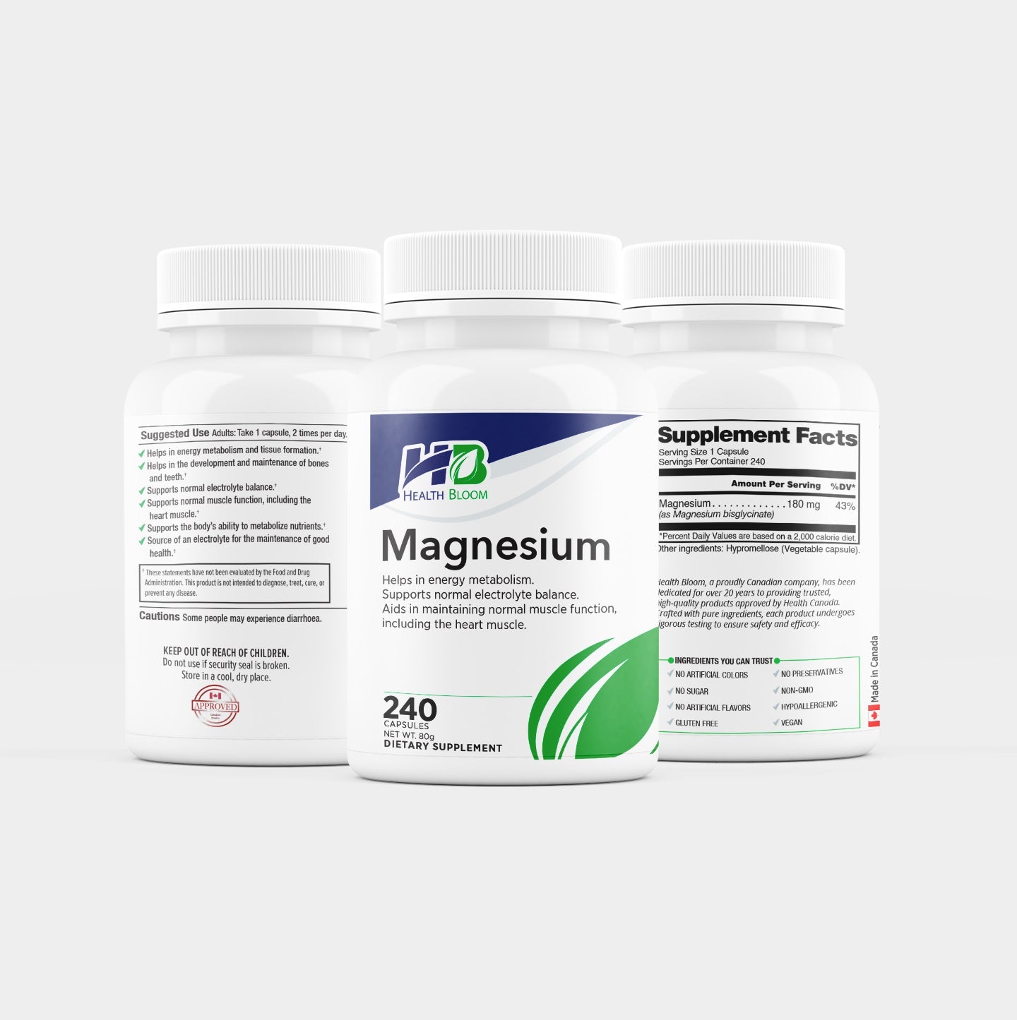 Magnesium 240 Count - Pure Health Core