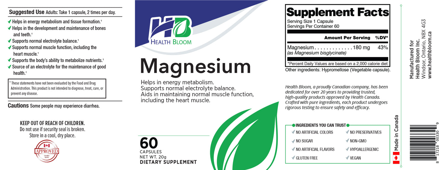 Magnesium 60 Count