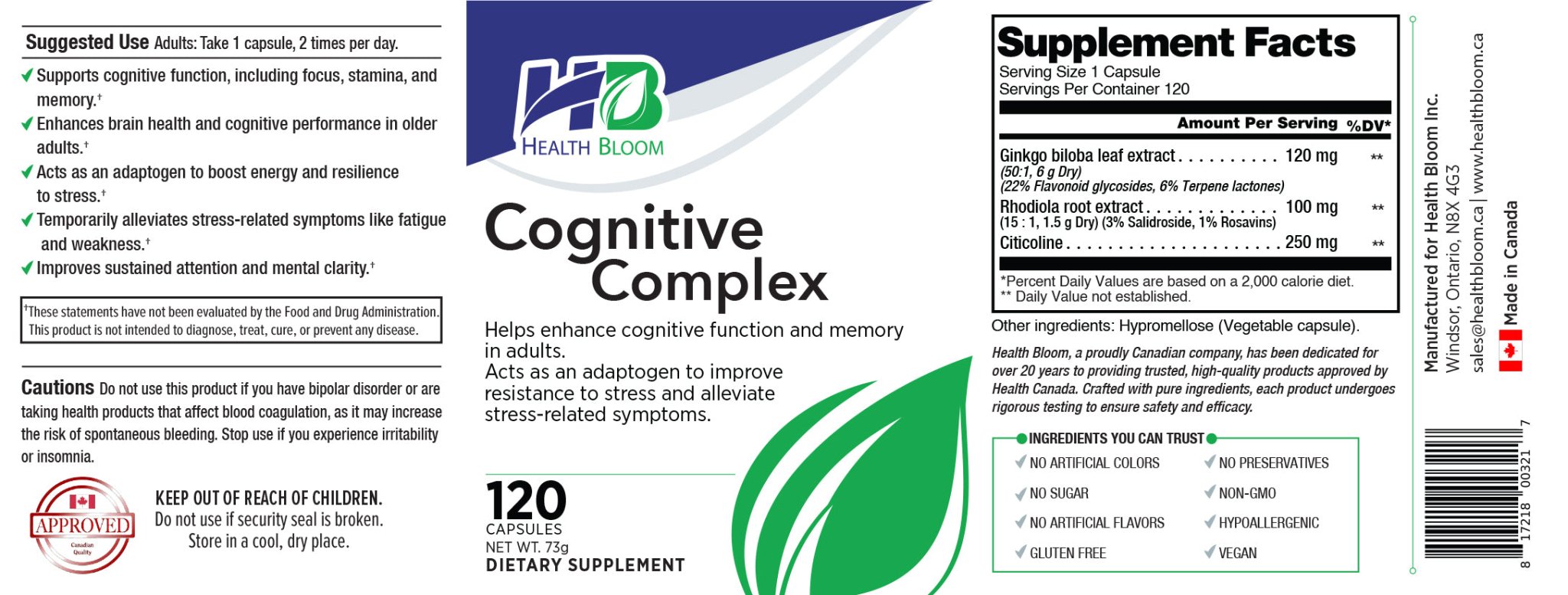Cognitive Complex Cognitive Complex – Pure Health Core